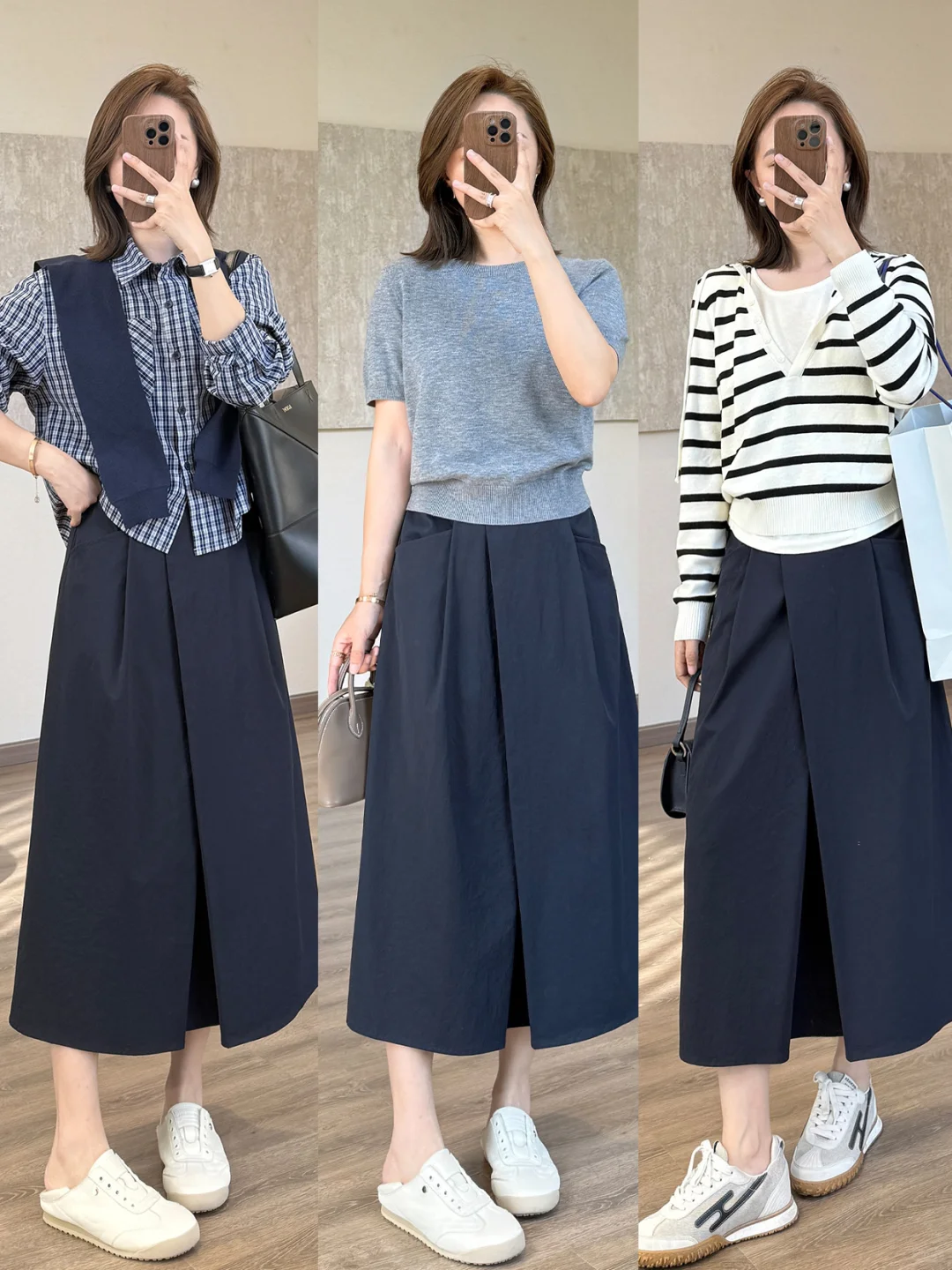 158/95| 同事们都夸高级的通勤Look～?‍