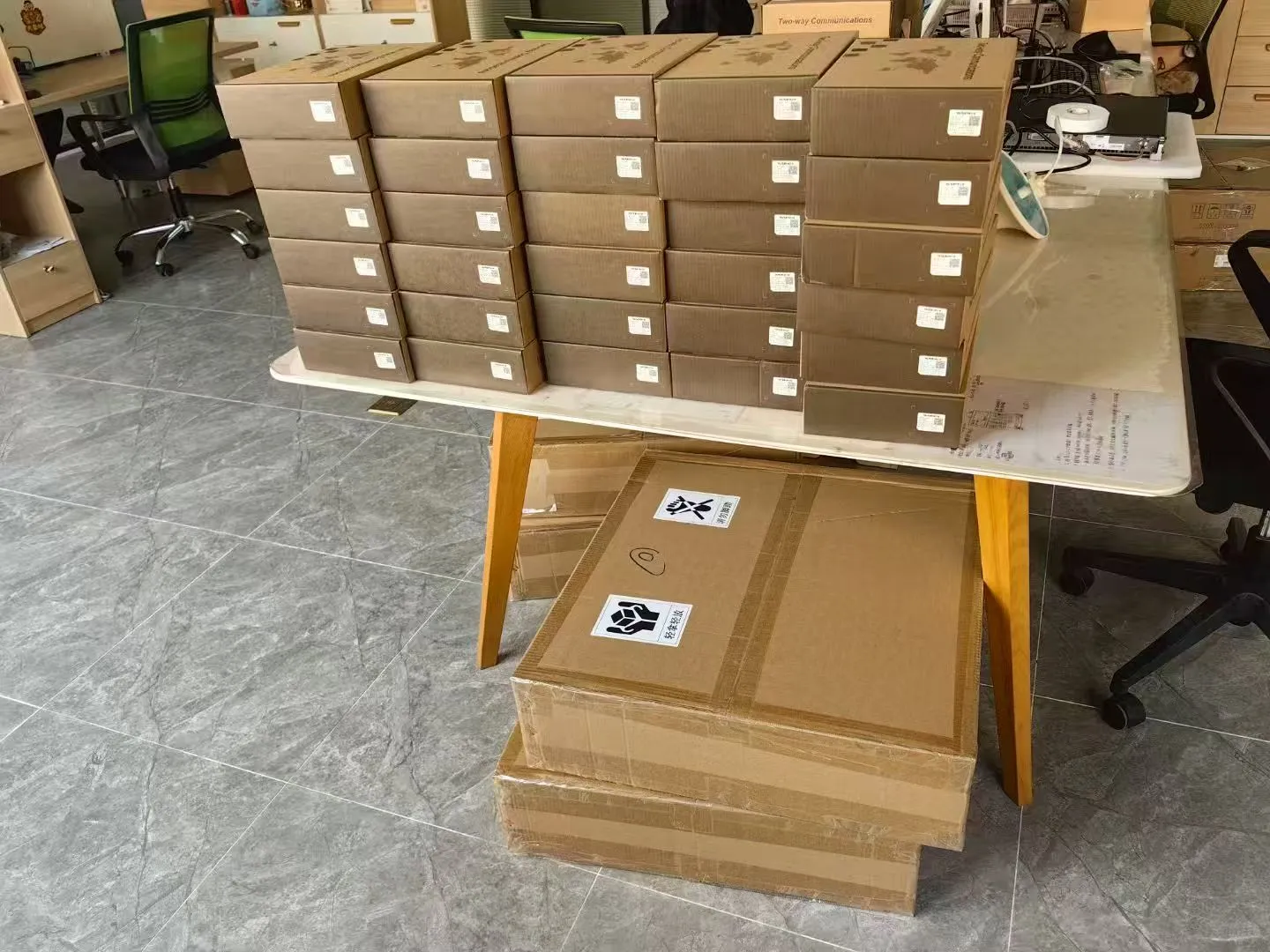 ?无线对讲系统发货现场 |靠谱才是硬道理