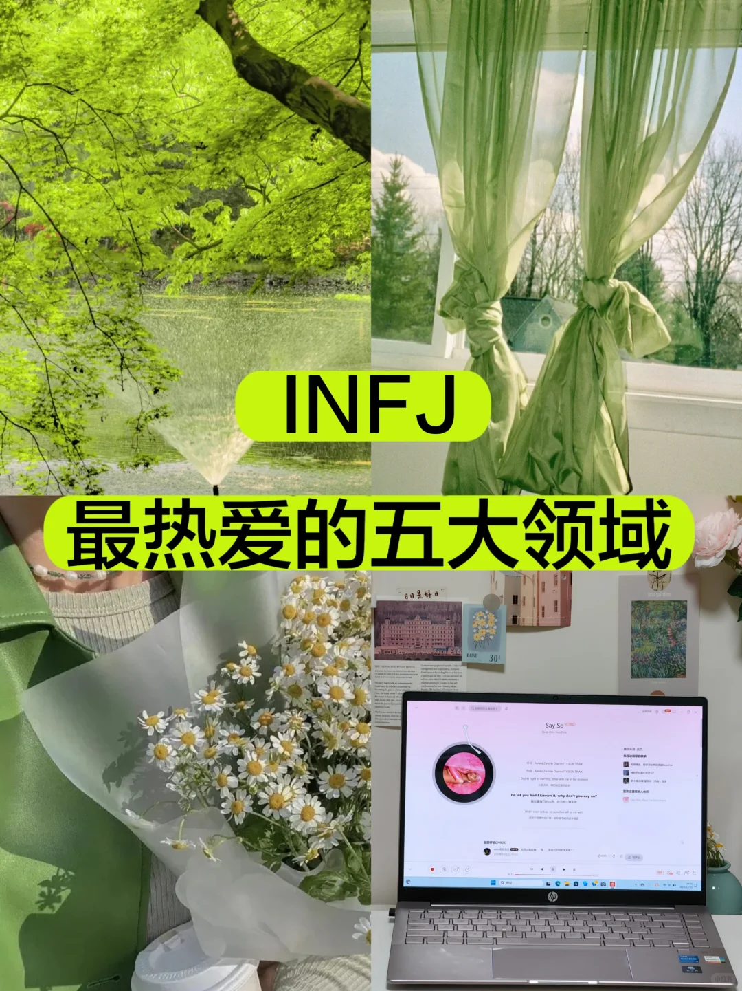 我悟了?INFJ 真正喜欢的五大领域