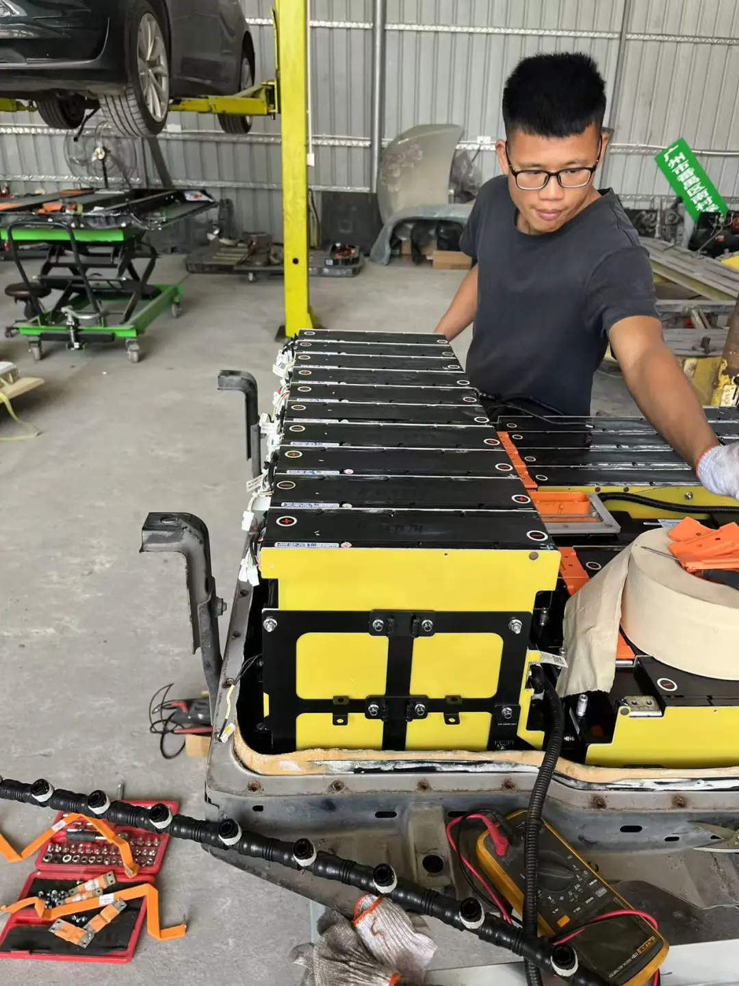 新技能：新能源电池拆解✅动力电池维修