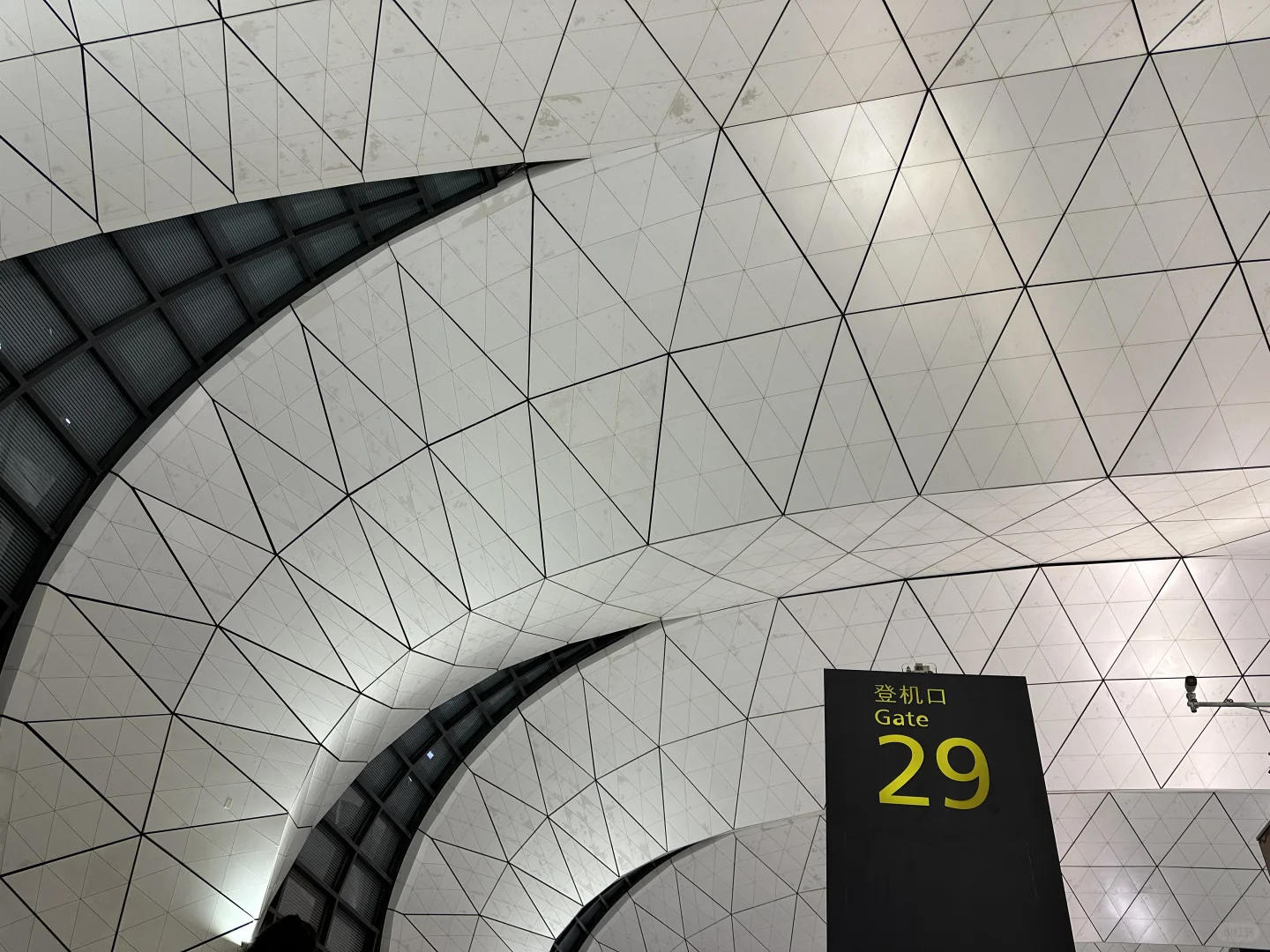 安检女士拿探测器扫我头发、也是头一回遇到