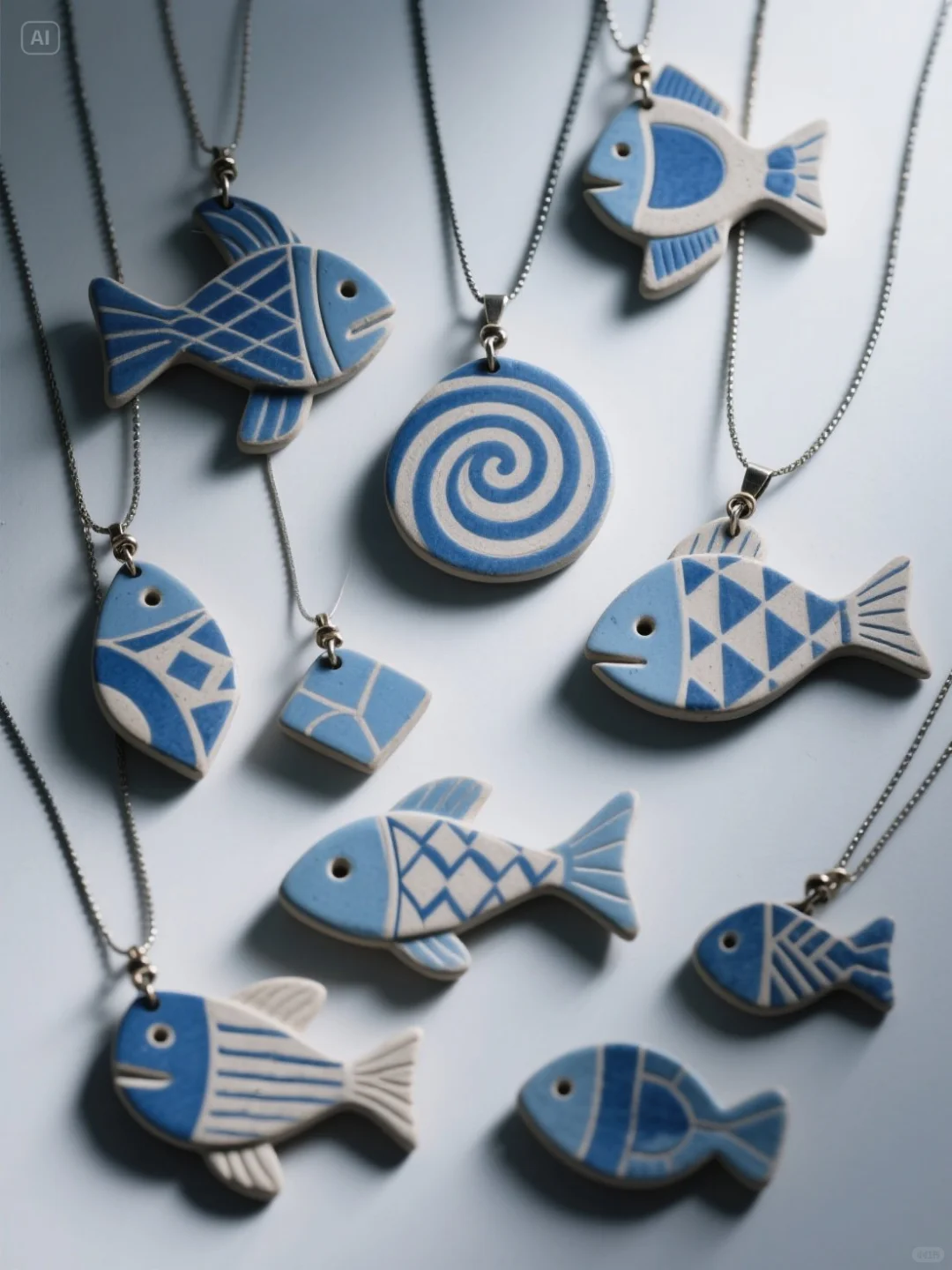?邂逅海洋精灵：陶泥鱼形项链的独特