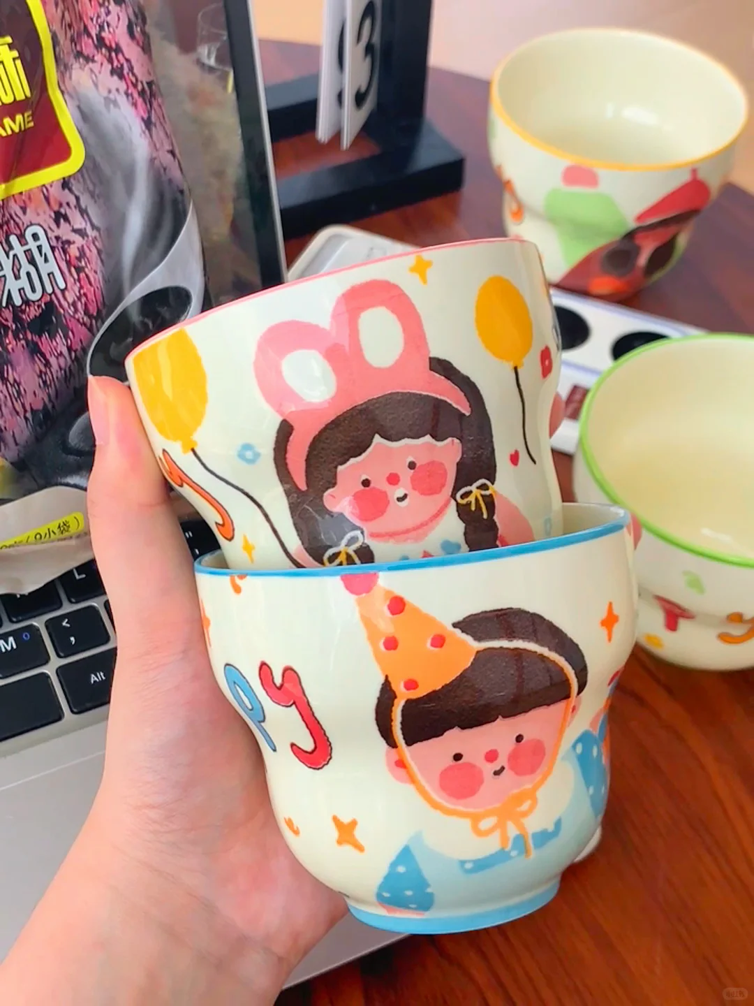 这么可爱的杯子竟然是送的？！