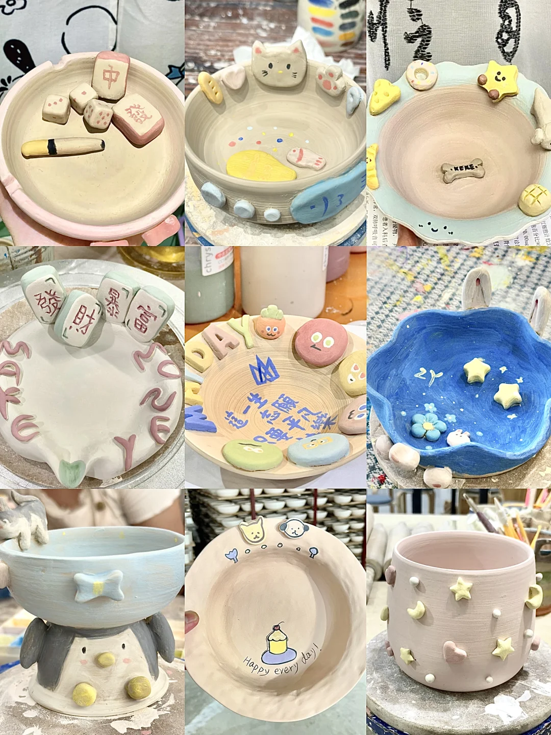 一眼就爱上的手作碗！