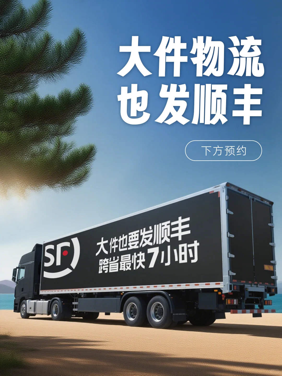 大件物流也发顺丰!跨省最快 7 小时