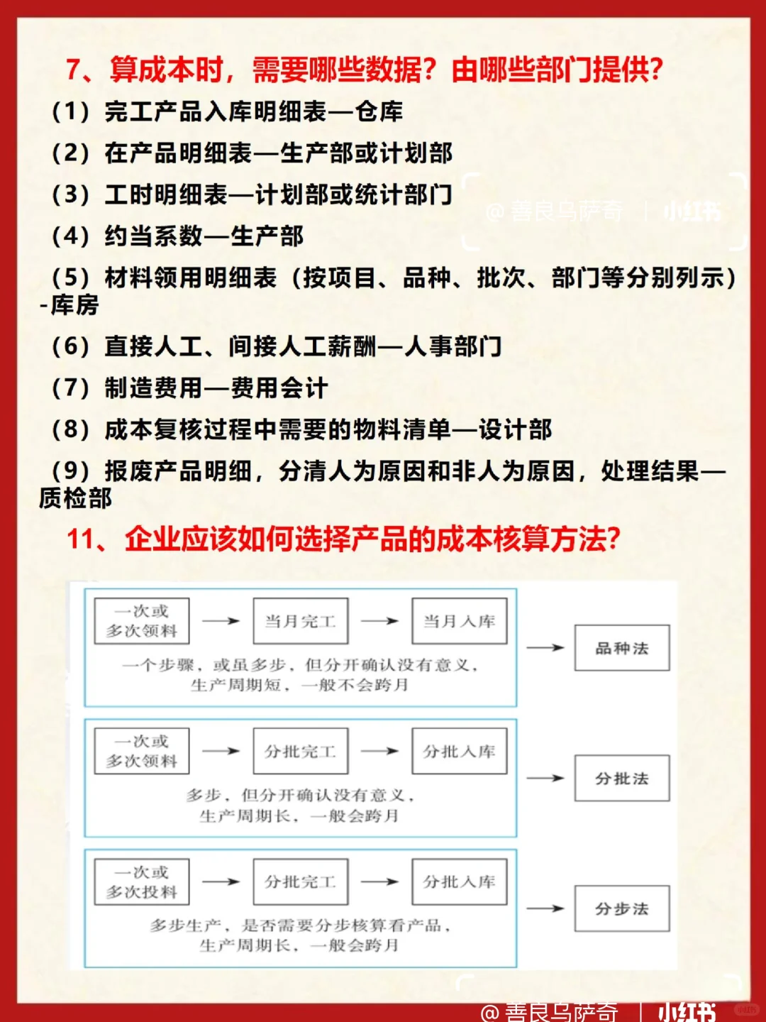 熬了两夜，终于把成本核算给搞明白了！