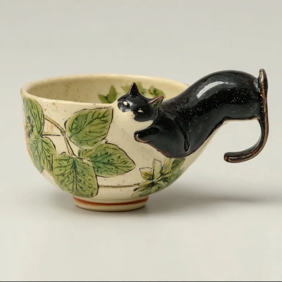 萌趣猫咪咖啡杯，点亮你的下午茶时光