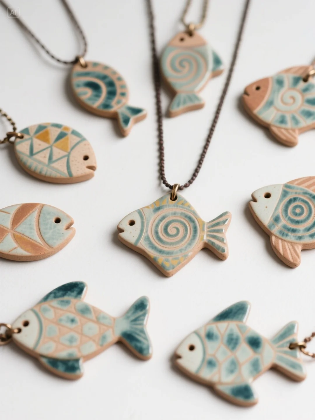 ?邂逅海洋精灵：陶泥鱼形项链的独特