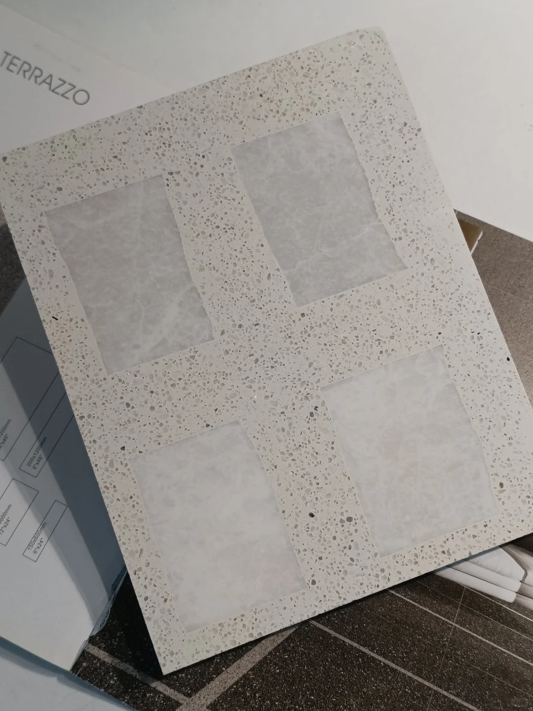 （不开裂的）手工板水磨石预制板定制打样款