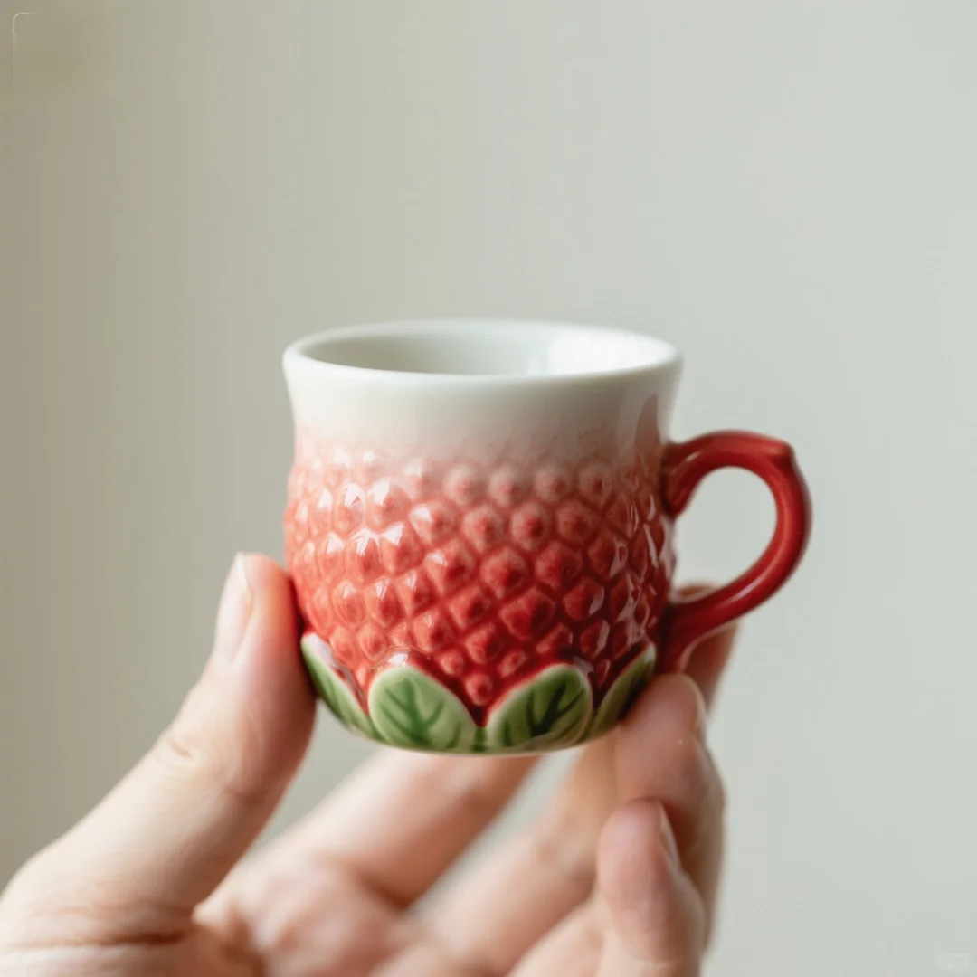? 甜美荔枝手工杯，少女心满满的夏日
