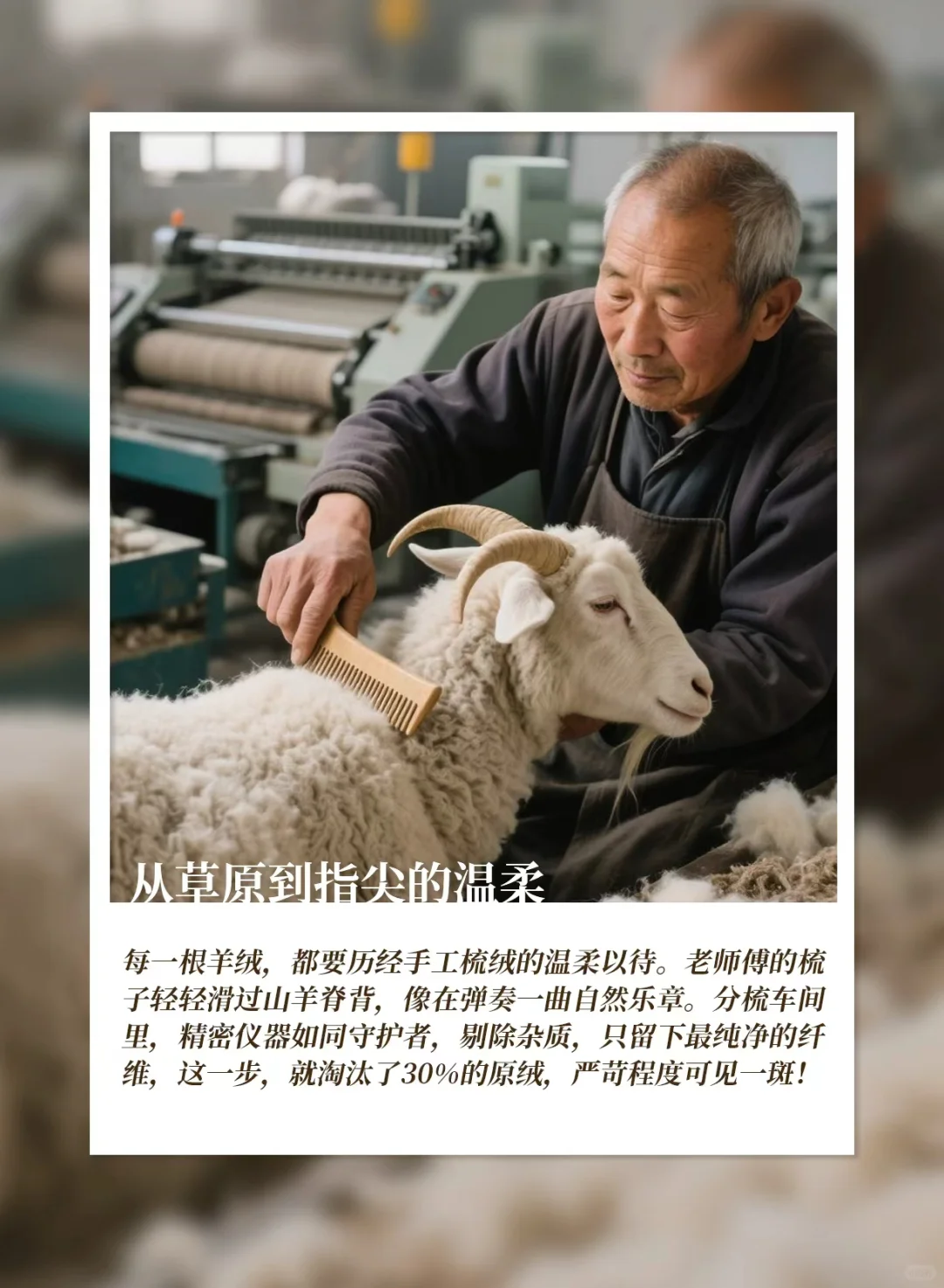 匠心工艺|听一朵绒的温暖叙述