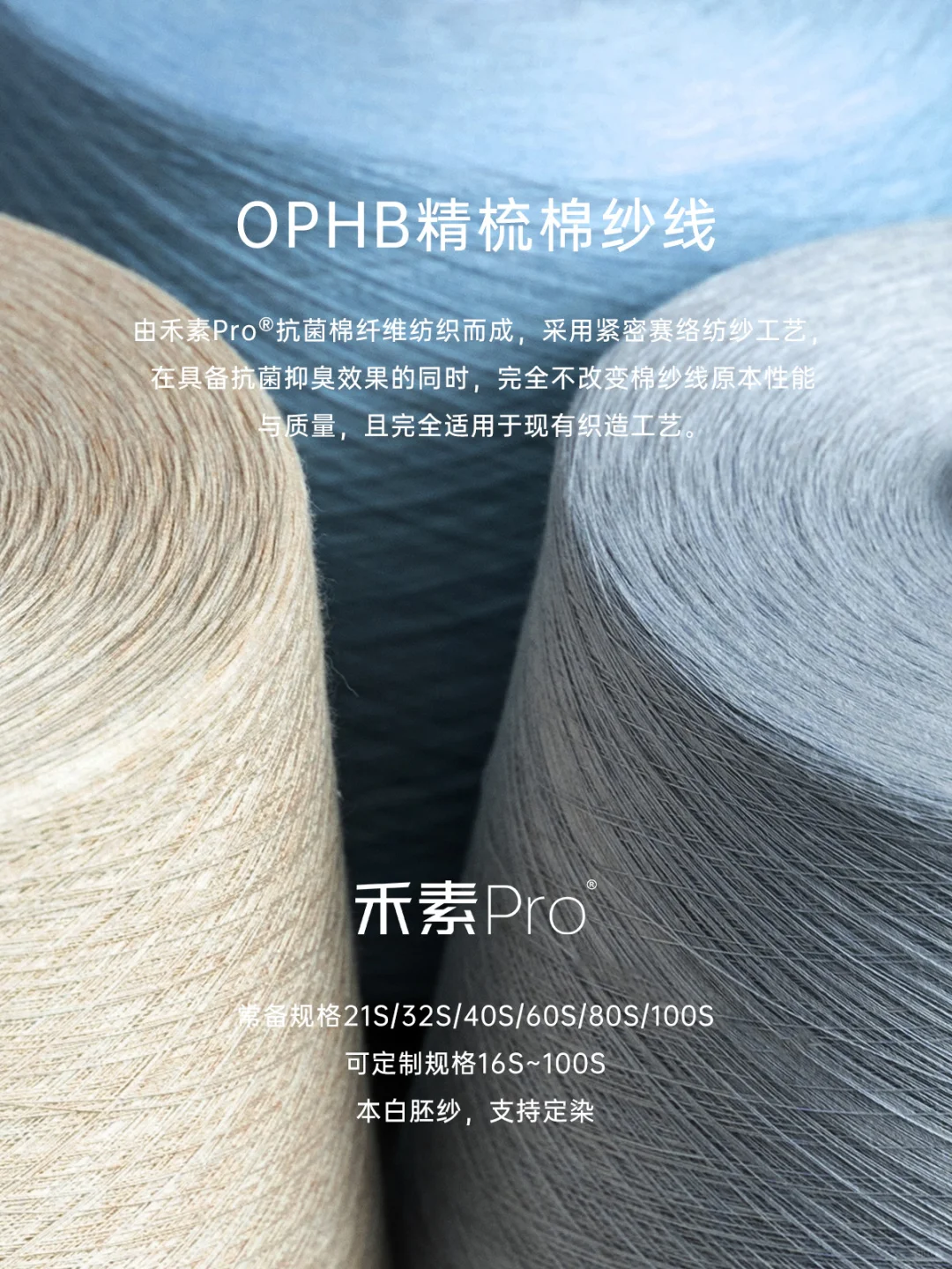 OPHB精梳棉纱线|不止抗菌抑臭，更能制衡HPV