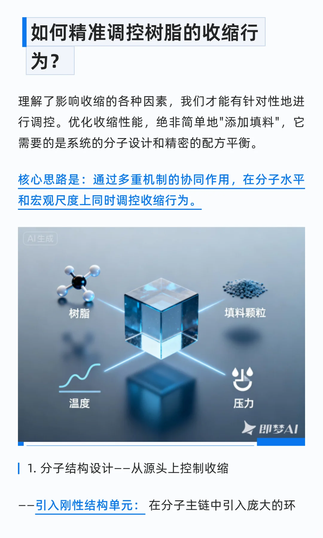 一次性说清楚·树脂固化前后收缩率