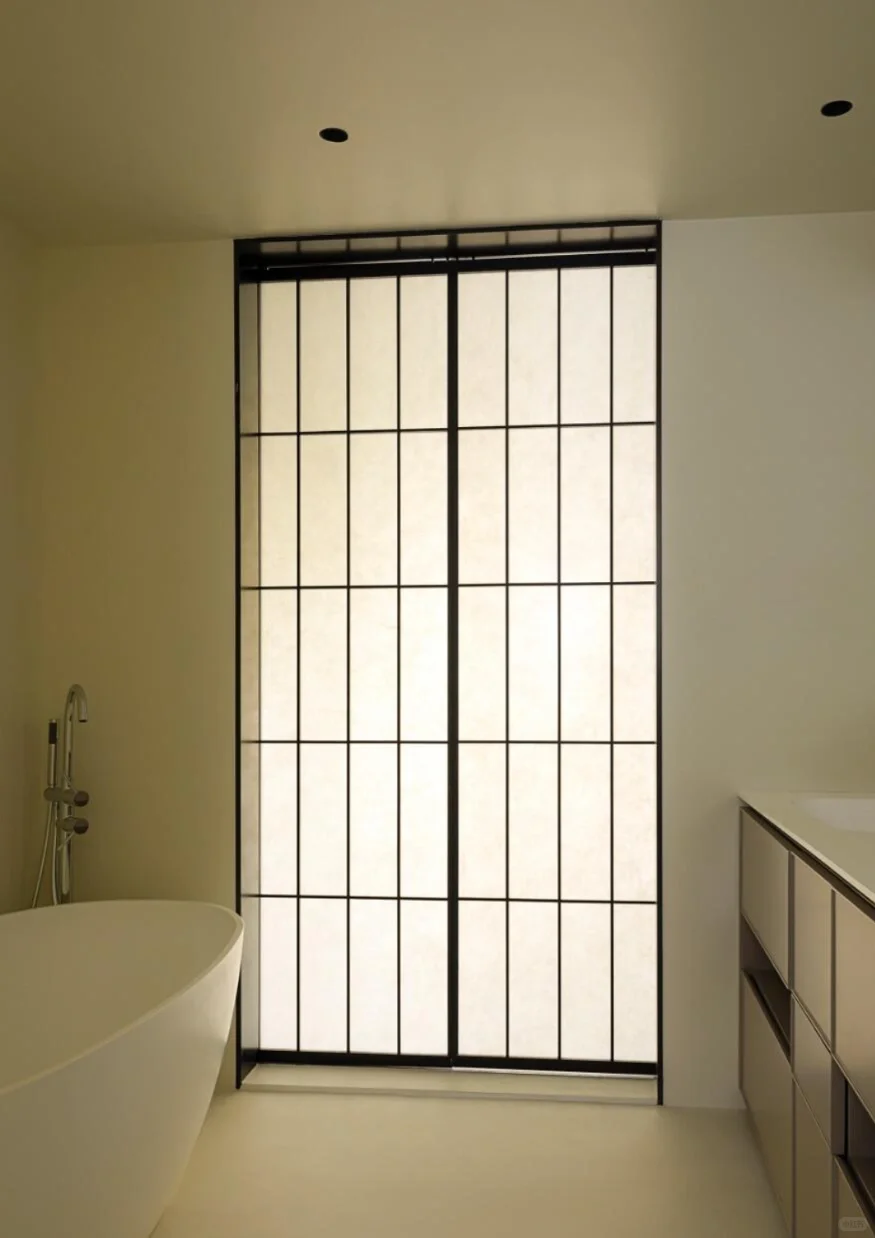 宋式美学～温和质朴和纸玻璃+金属格珊 ??