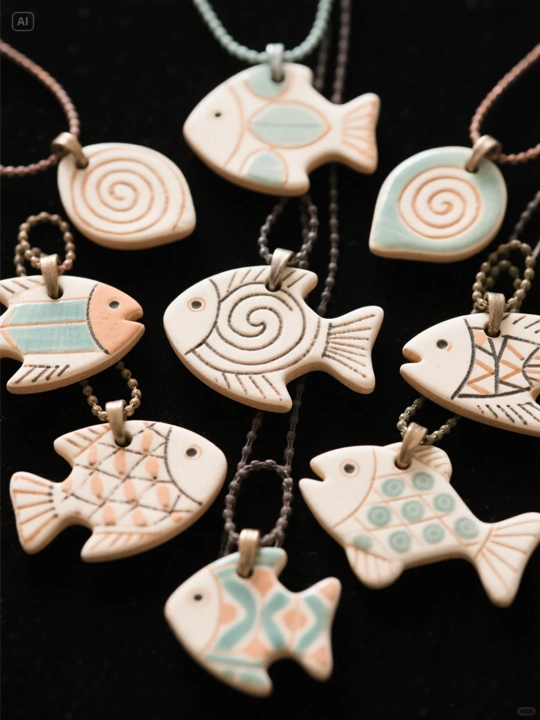 ?邂逅海洋精灵：陶泥鱼形项链的独特