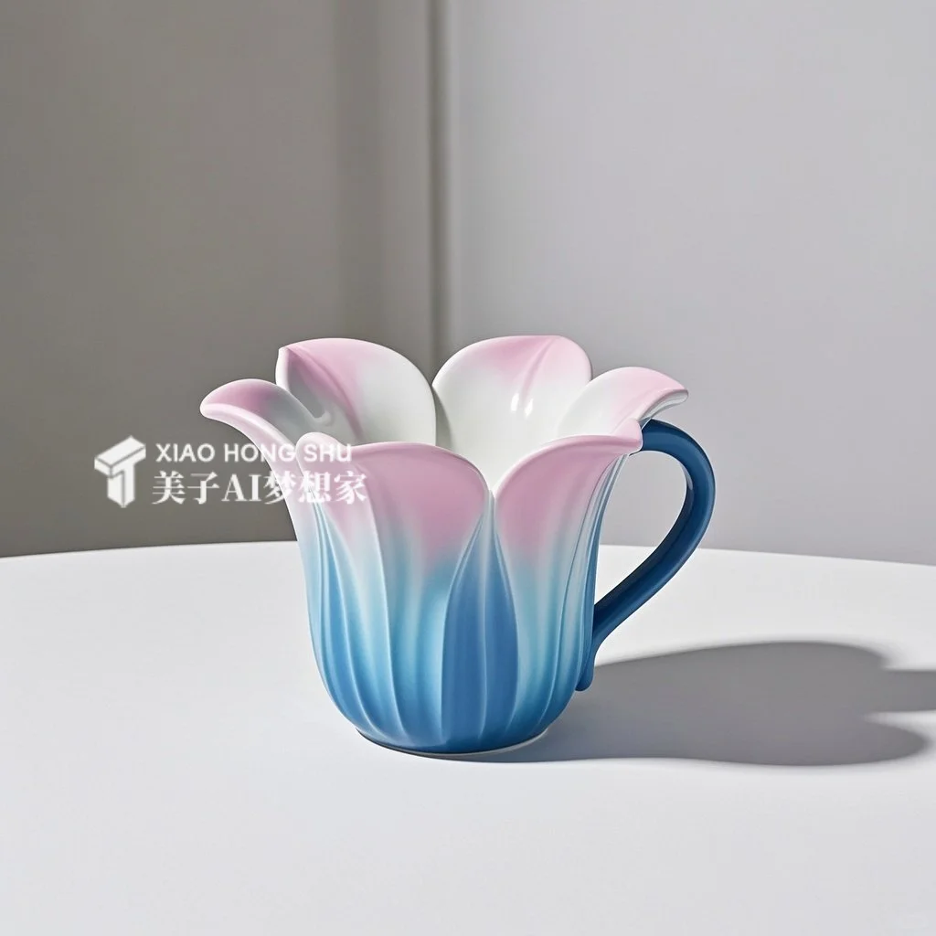 ?AI产品设计1000个?铃兰花开美丽杯子
