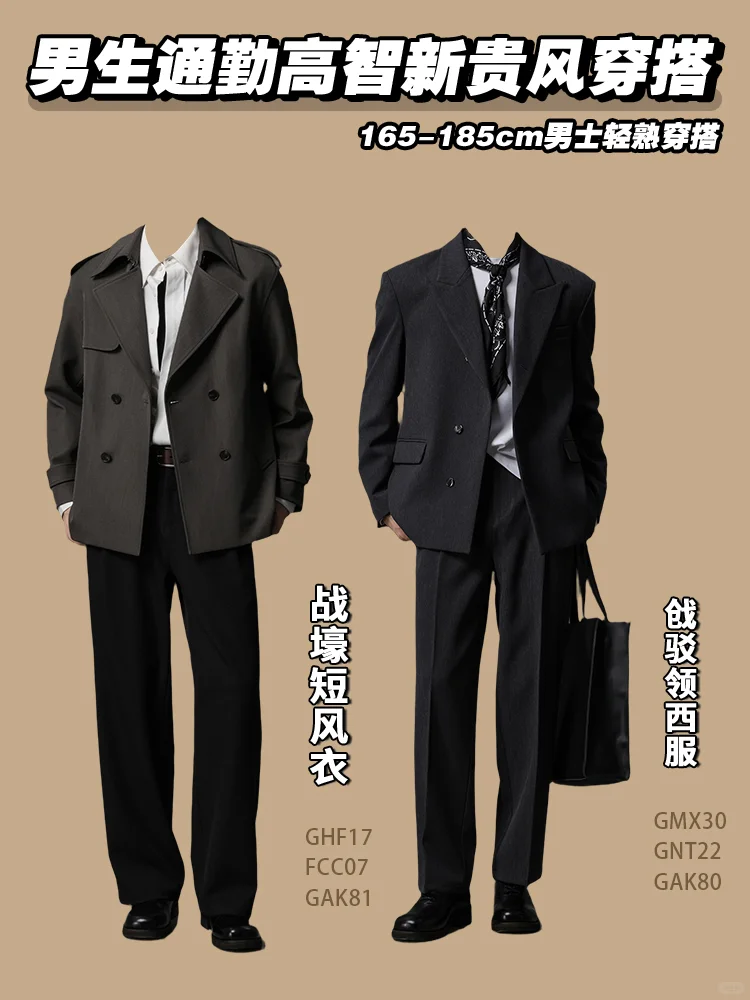 都市型男必备|早秋高智新贵风穿搭