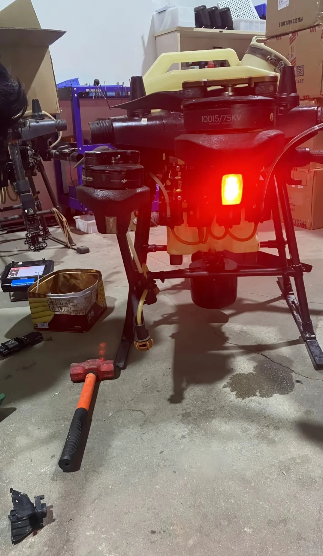 农业值保无人机维修