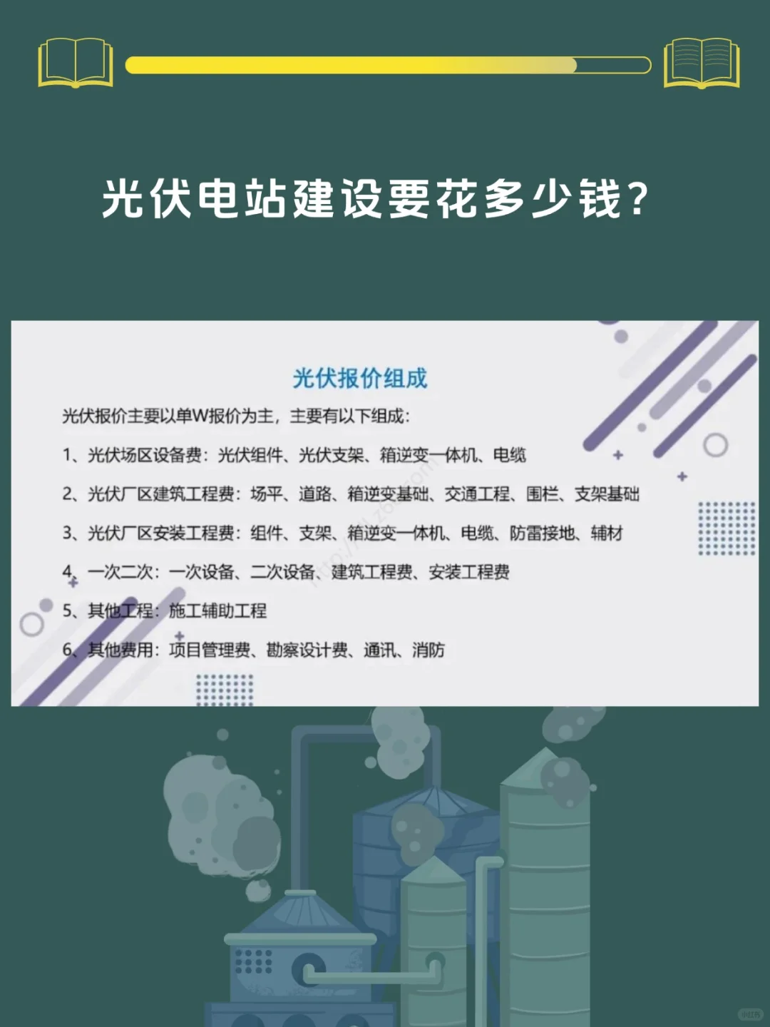 光伏电站建设要花多少钱？