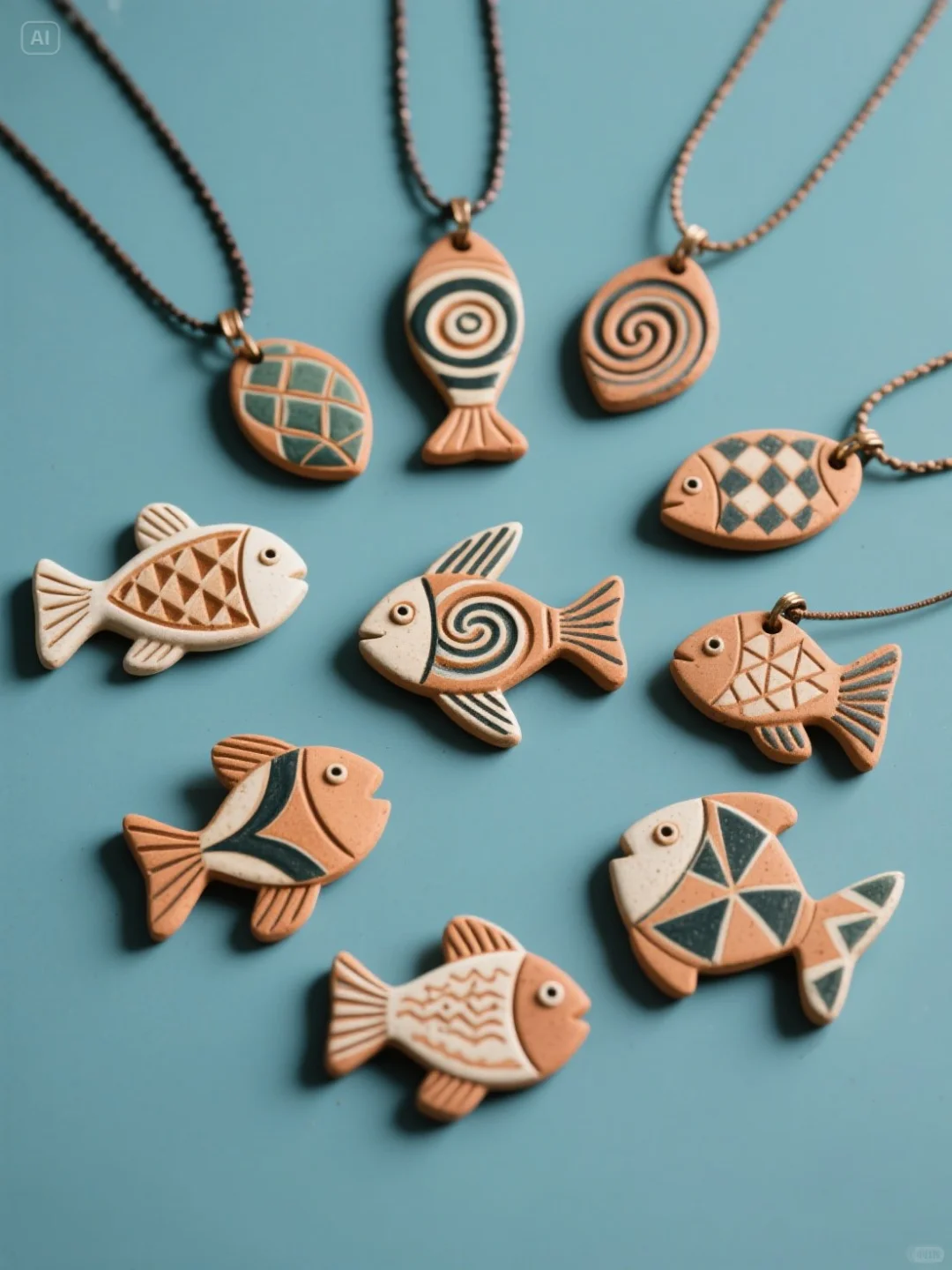 ?邂逅海洋精灵：陶泥鱼形项链的独特