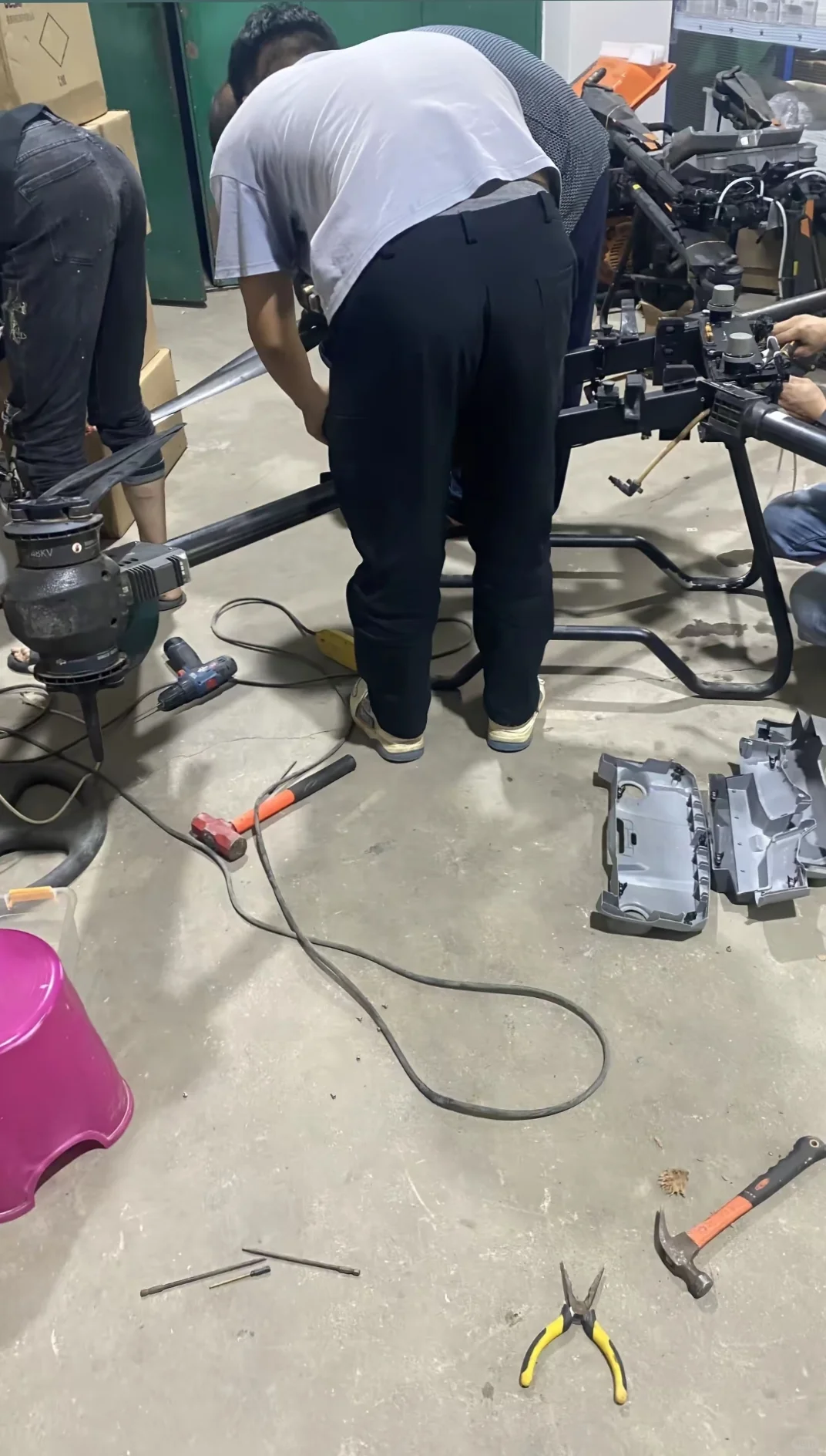 农业值保无人机维修