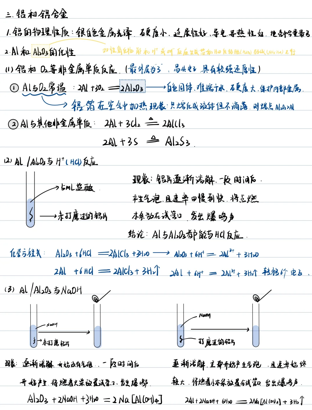 高中化学必修一/第三章第二节金属材料