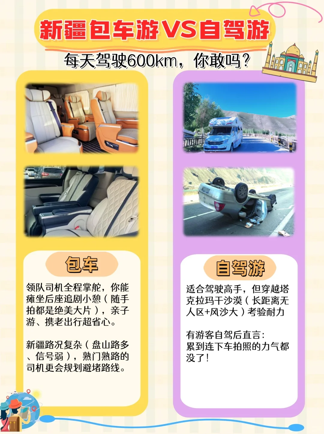 新疆包车VS自驾游全攻略!看完秒选不纠结