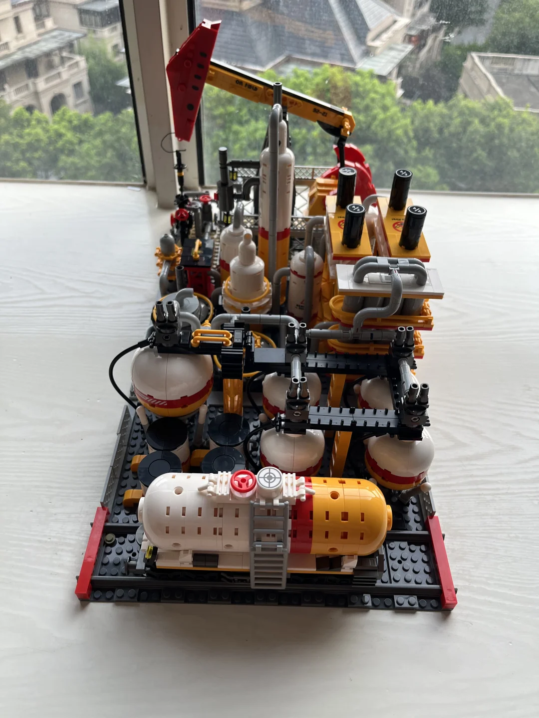 本人拼搭的第1⃣️8⃣️6⃣️座街景，石油化工厂