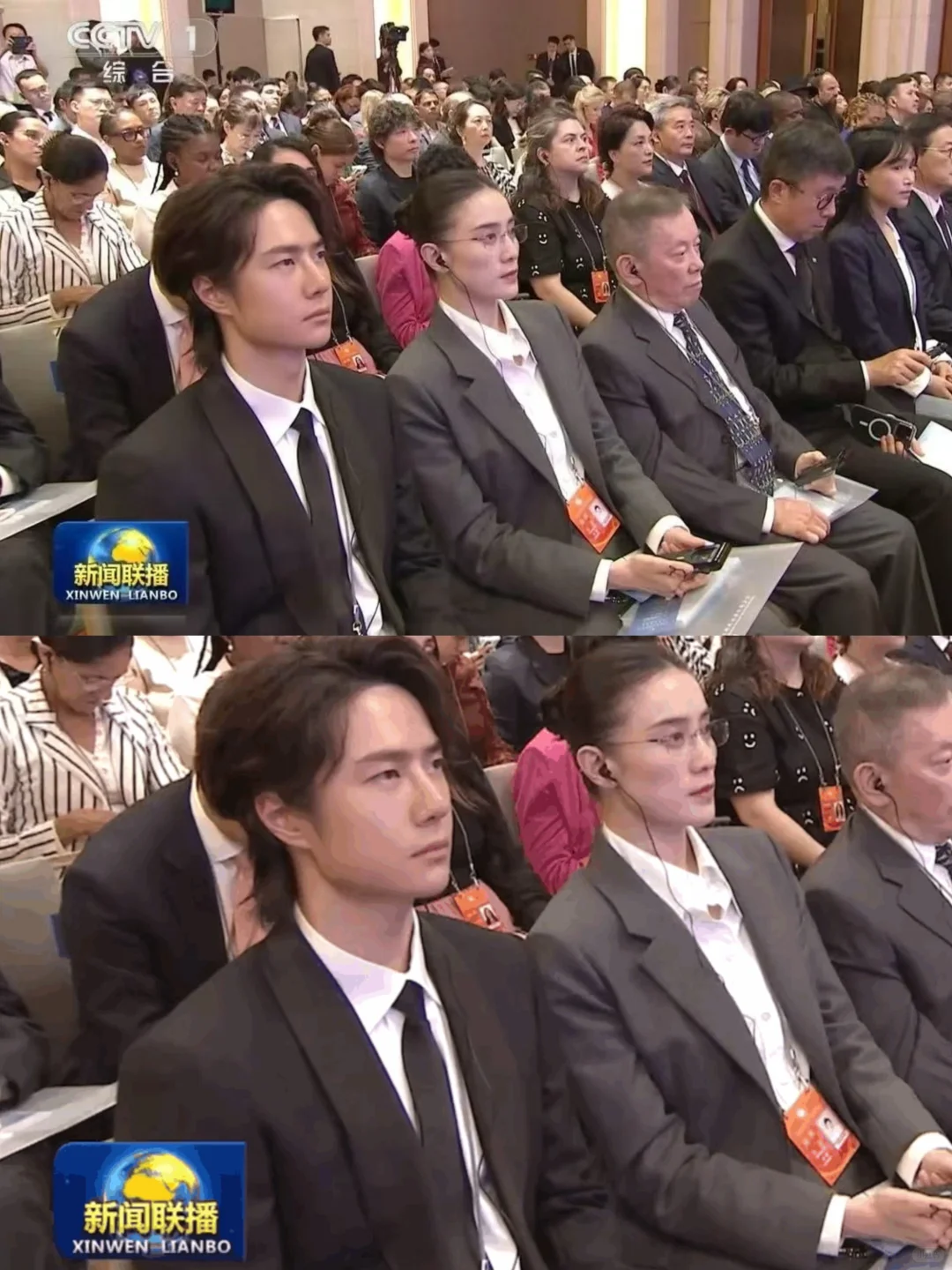 视后的高端局‼️宋佳西装造型高智感好强~