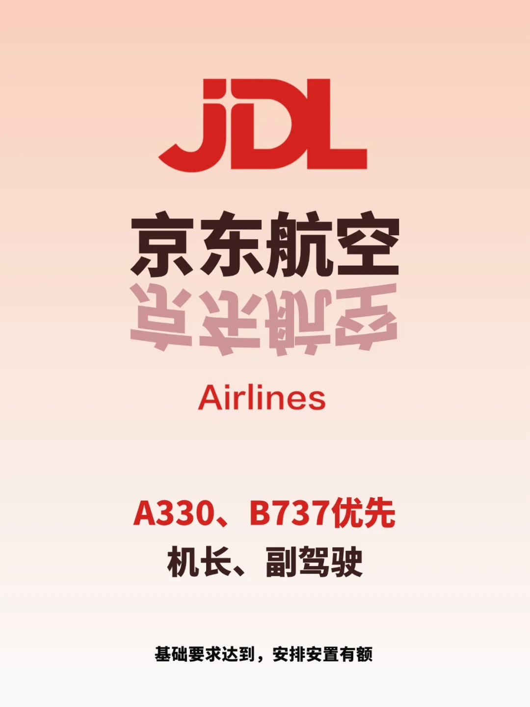 京东航空招机长、副驾驶，内推有额