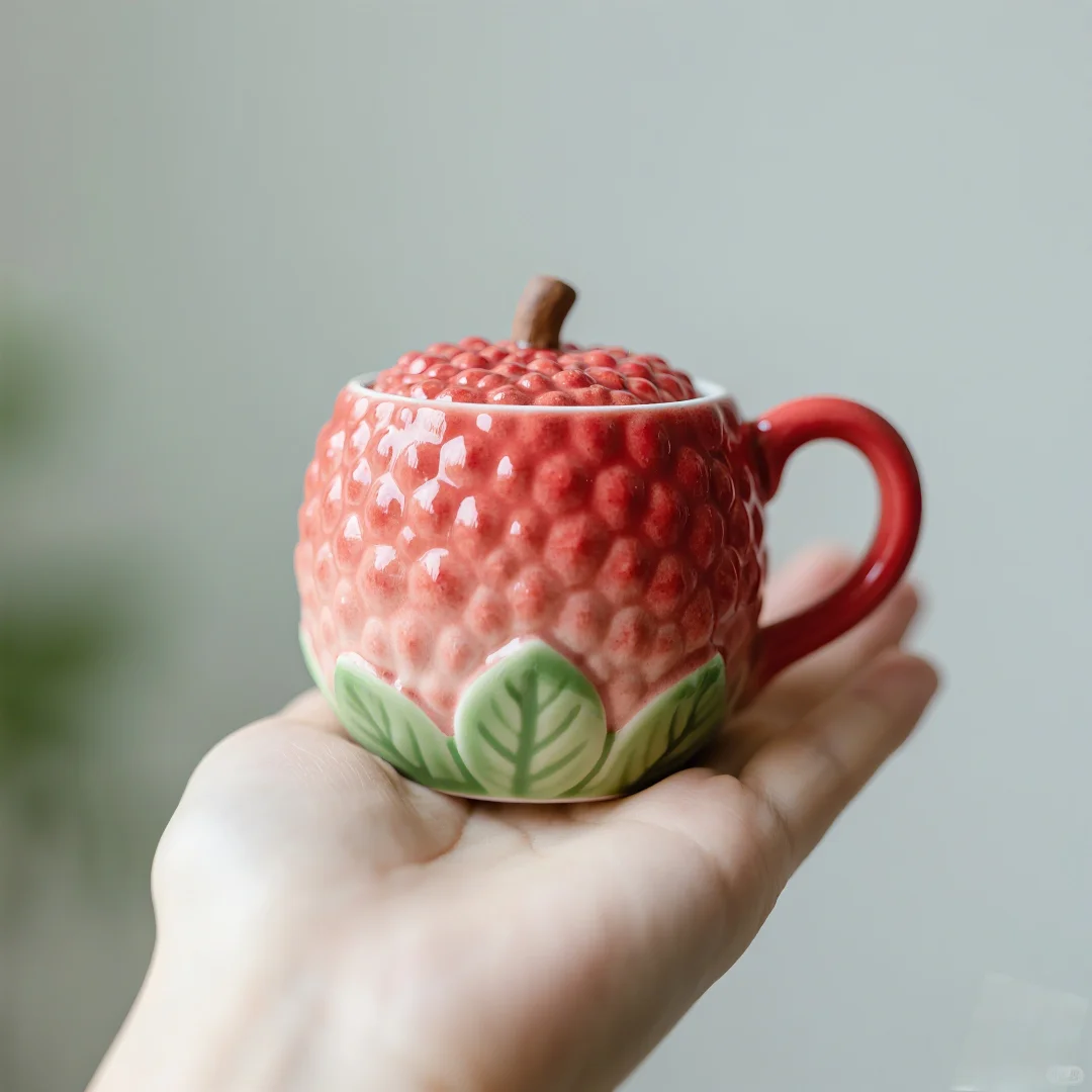 ? 甜美荔枝手工杯，少女心满满的夏日