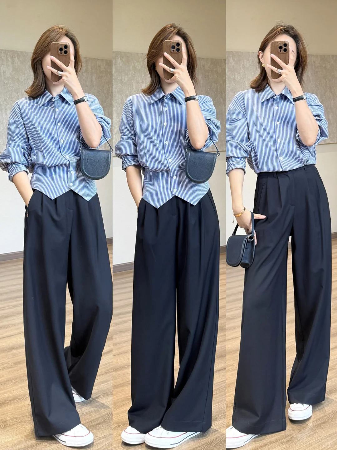 这件蓝色衬衫真的好看 一眼爱上的程度！