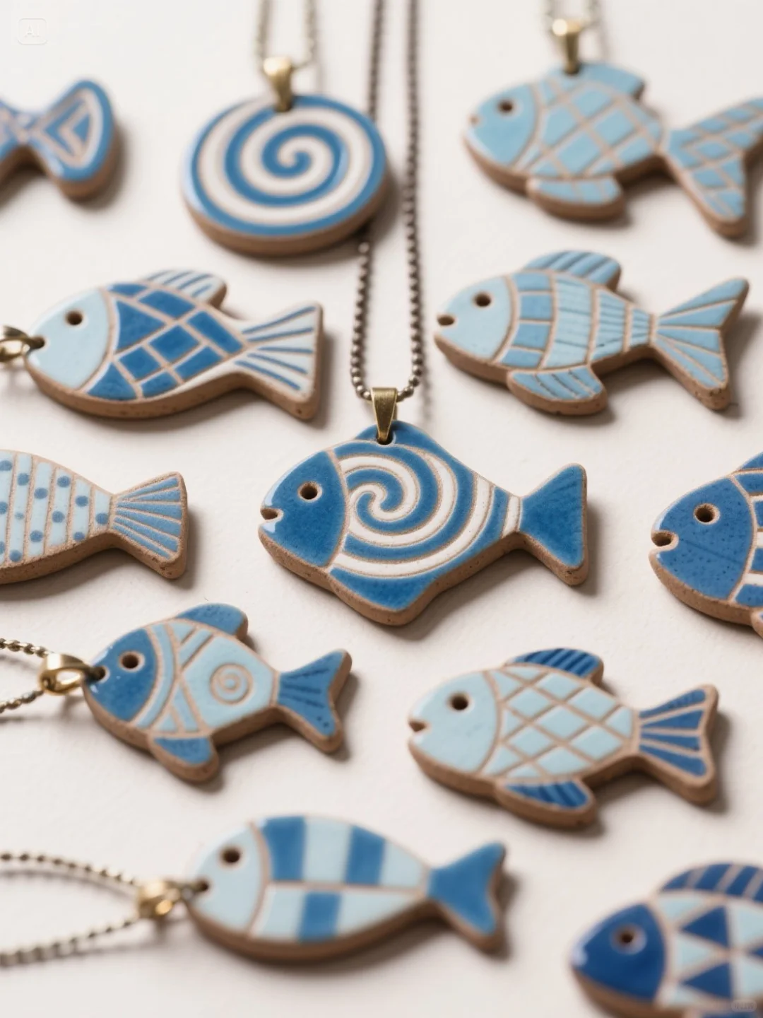 ?邂逅海洋精灵：陶泥鱼形项链的独特