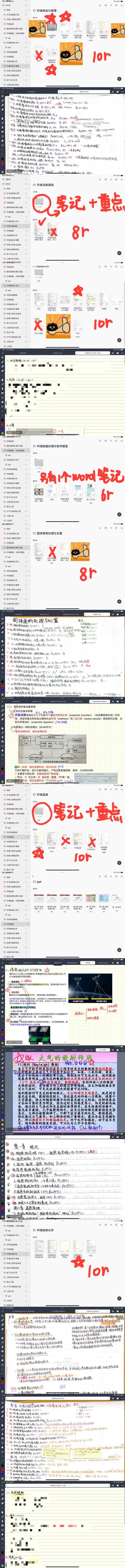 安徽理工大学环境工程大三专业课复习资料