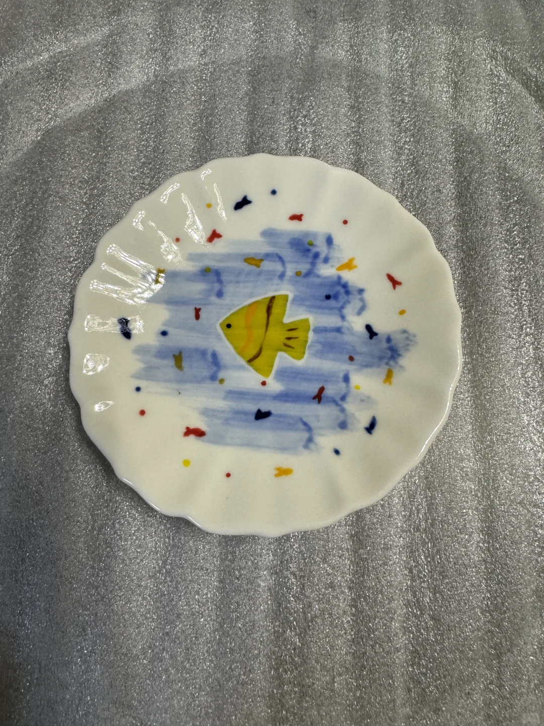 景德镇陶瓷绘画！终于开窑收到了！