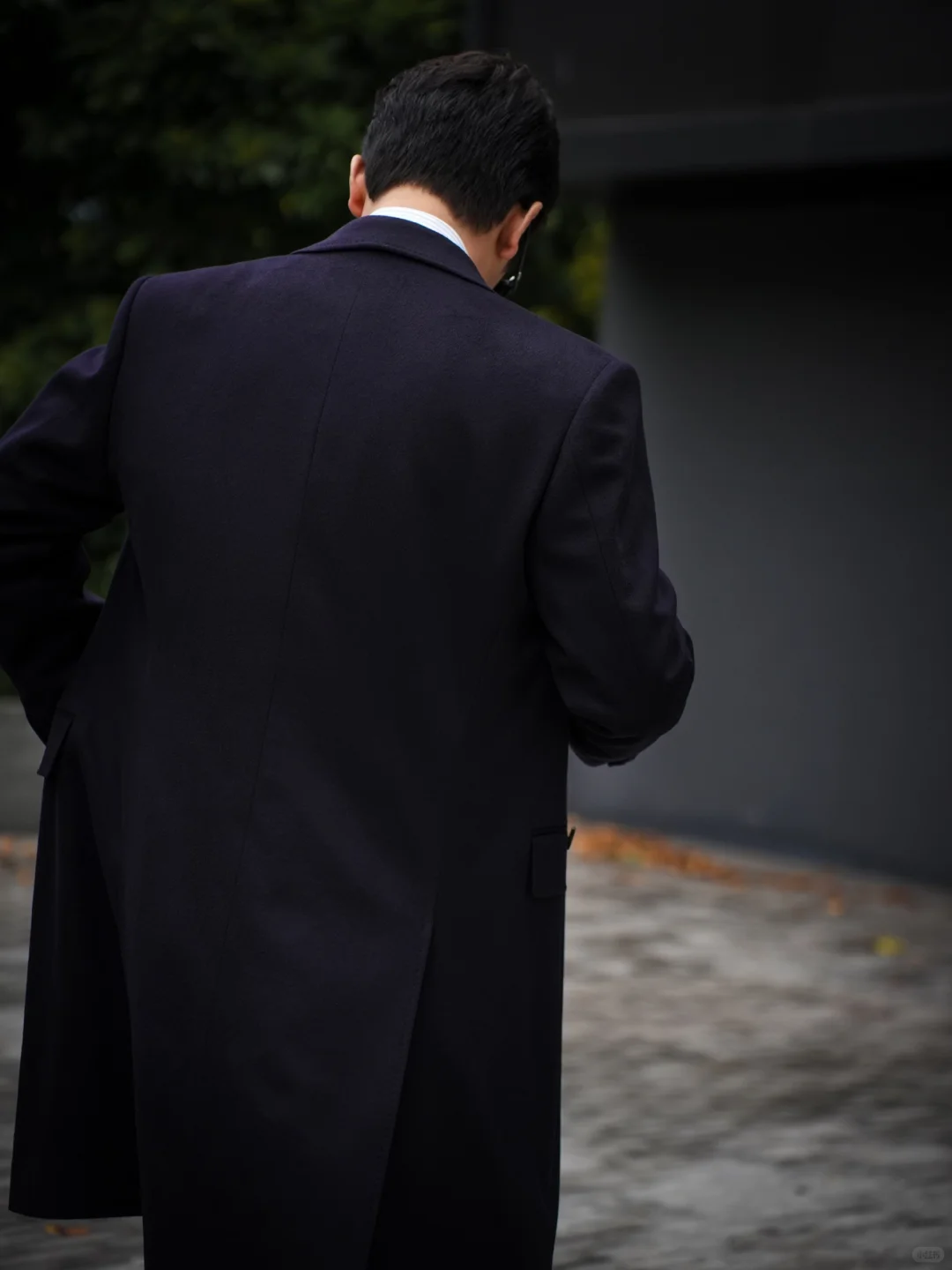 秋冬儒雅高智感｜不可少的藏蓝色羊绒大衣