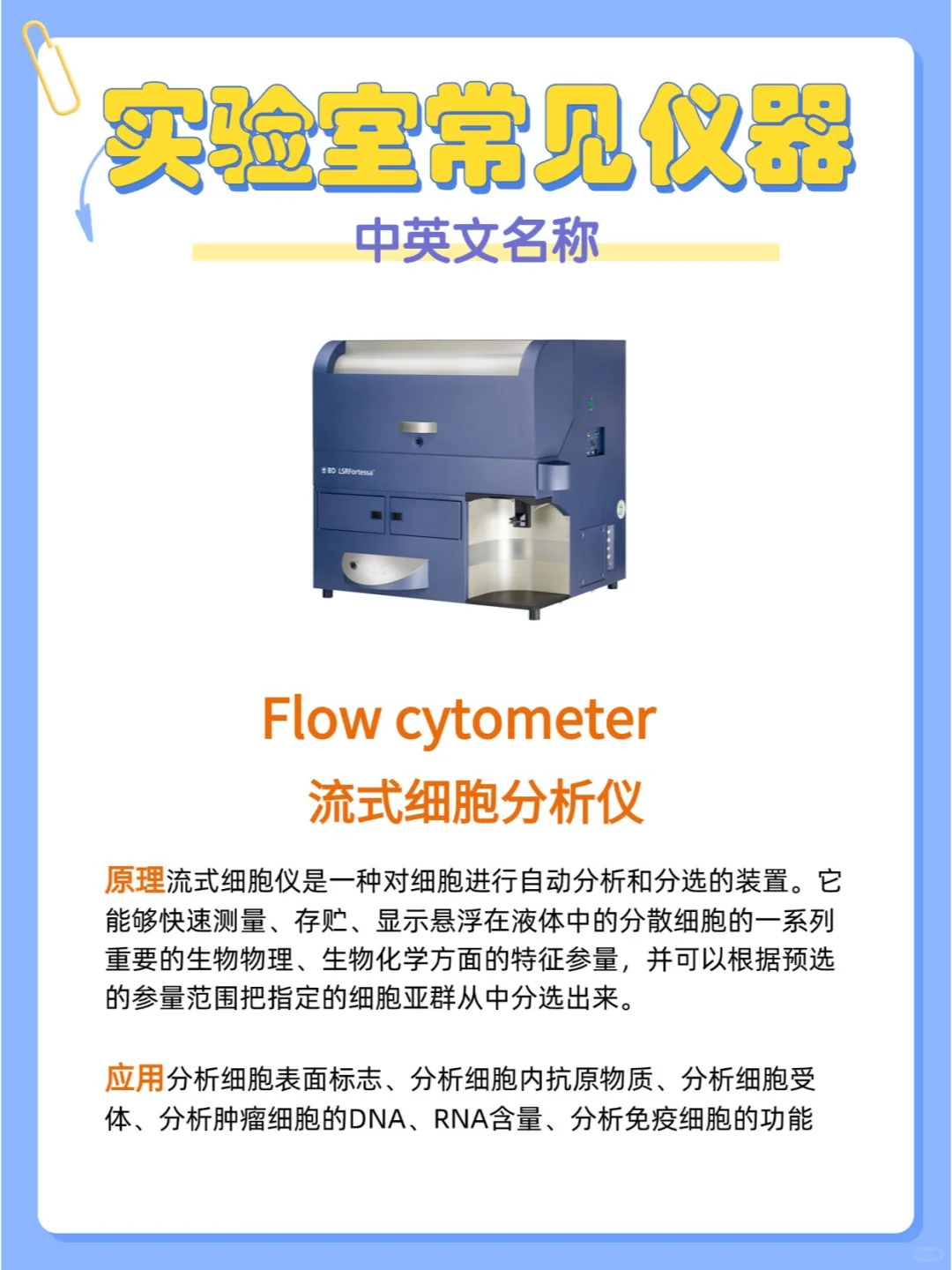 实验小白也能秒变大神:仪器中英文名称对照