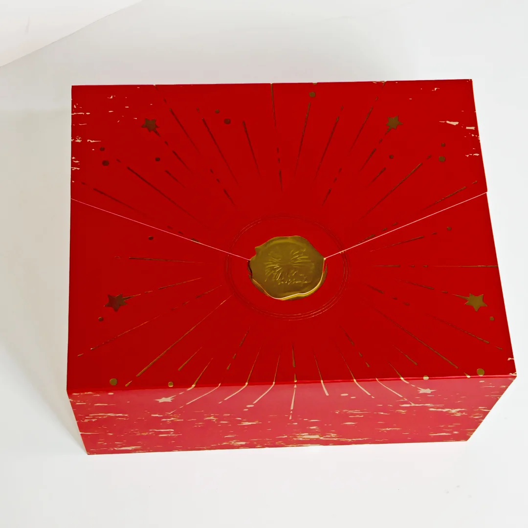 立体浮雕烟花贺卡|火漆印盖|新年贺卡