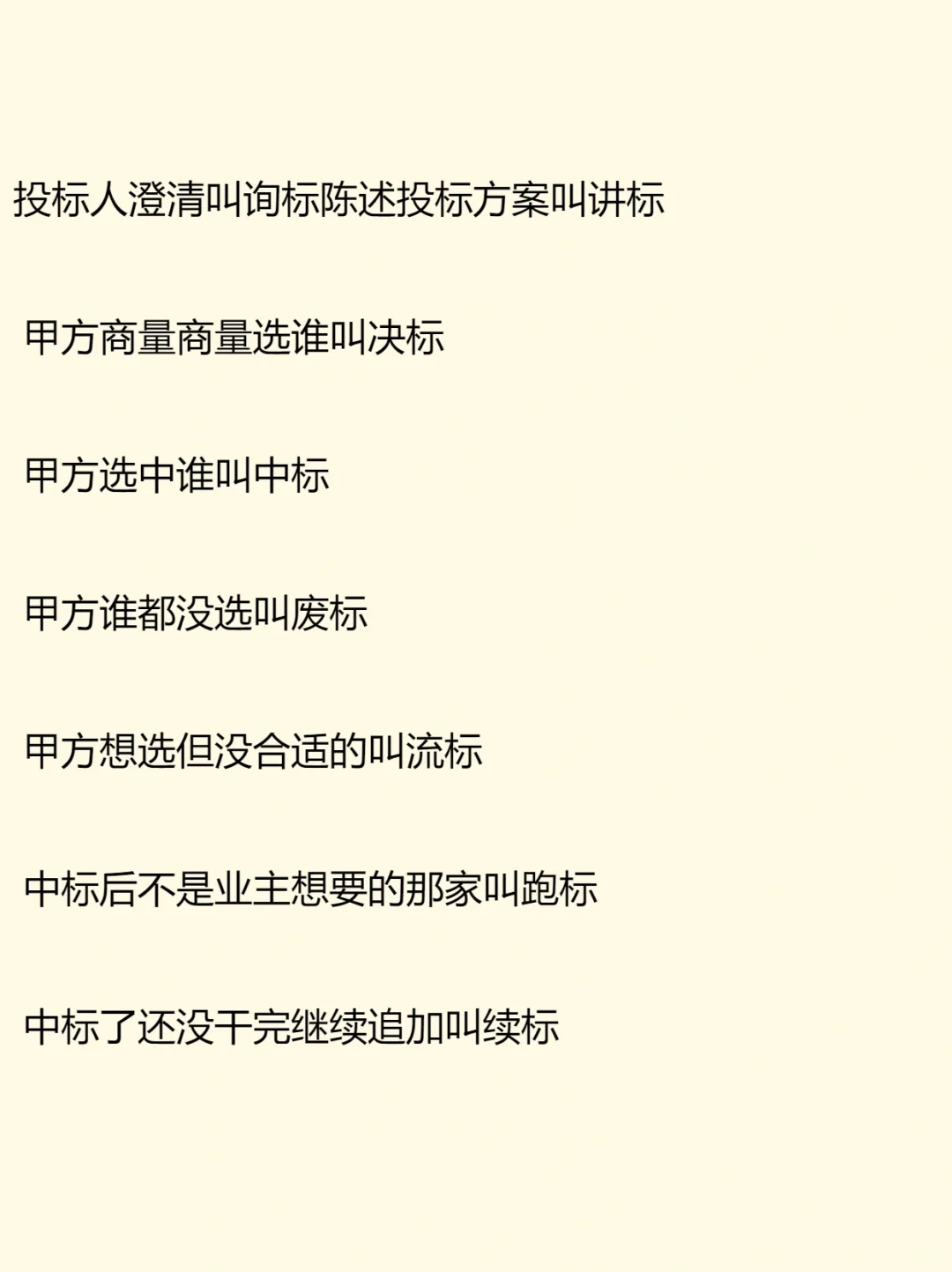 你是不是招投标内行人！一看就明白了！