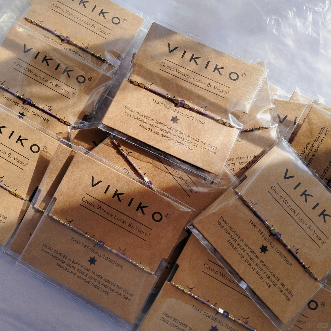 神秘浪漫紫色.编织绳紫水晶手链