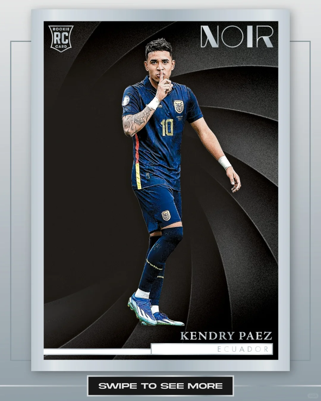 Panini 「Noir」系列重磅回归足球领域