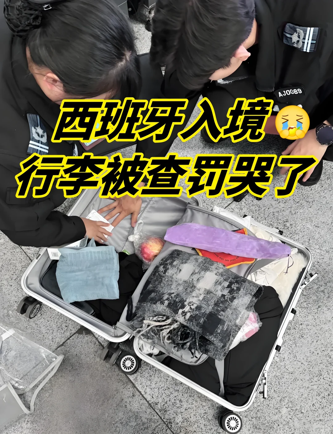 被罚哭?西班牙入境这些东西千万别带！！