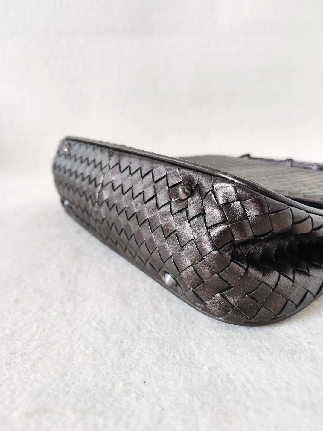 长期主义?1k+?WAKO摩卡棕牛皮编织包