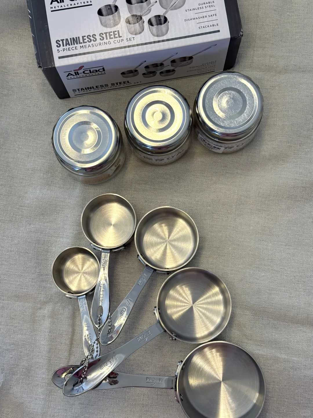 All Clad不锈钢迷你平底锅量杯有点东西