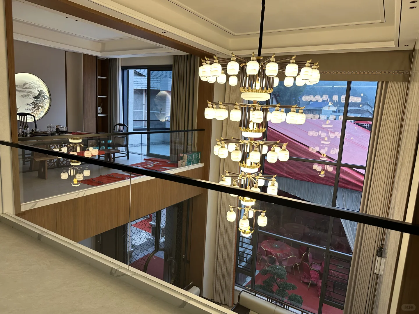 现代风/新中式风 玻璃扶手 玻璃栏杆