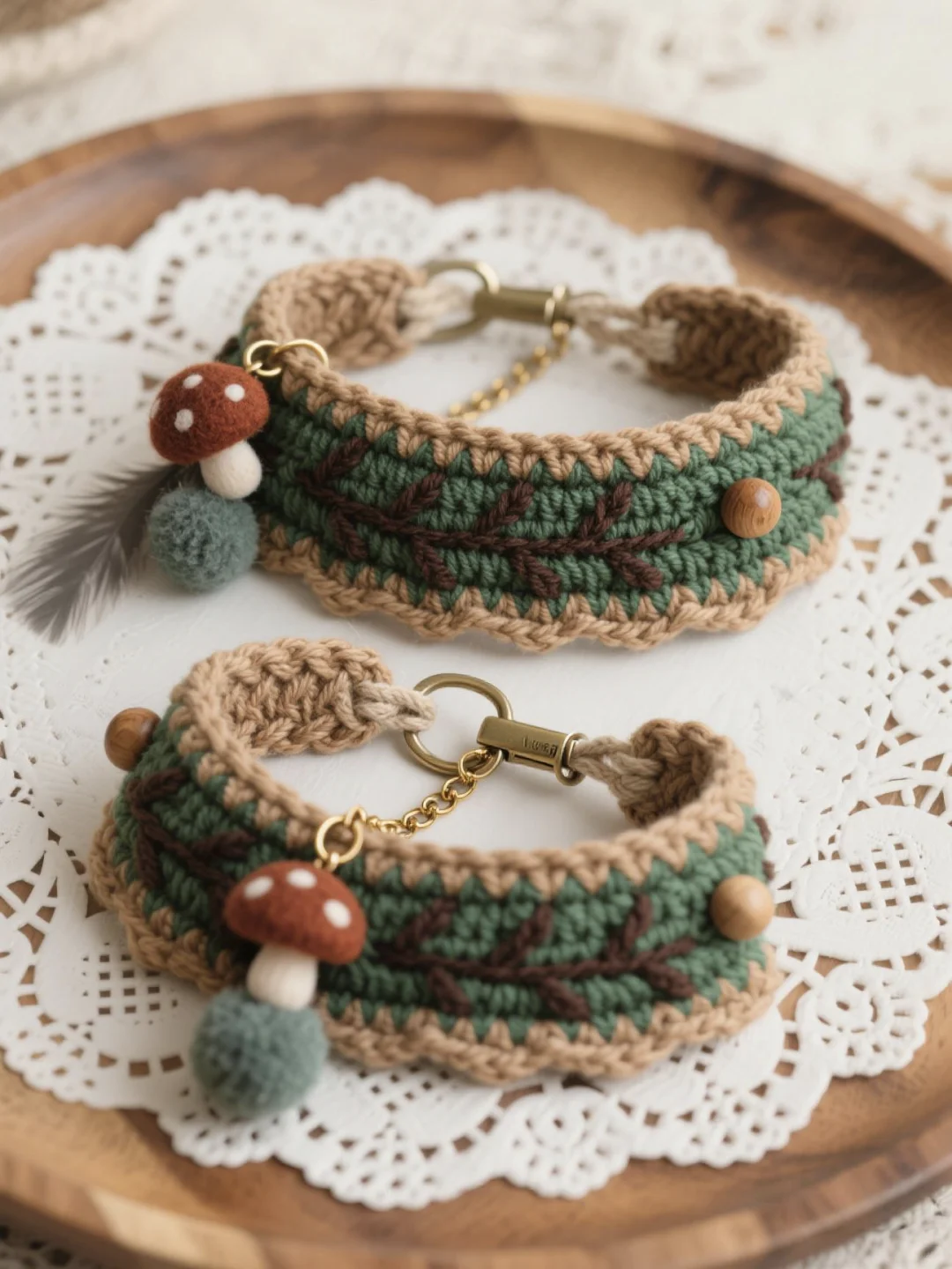 每天一个设计—宠物项圈钩织系列