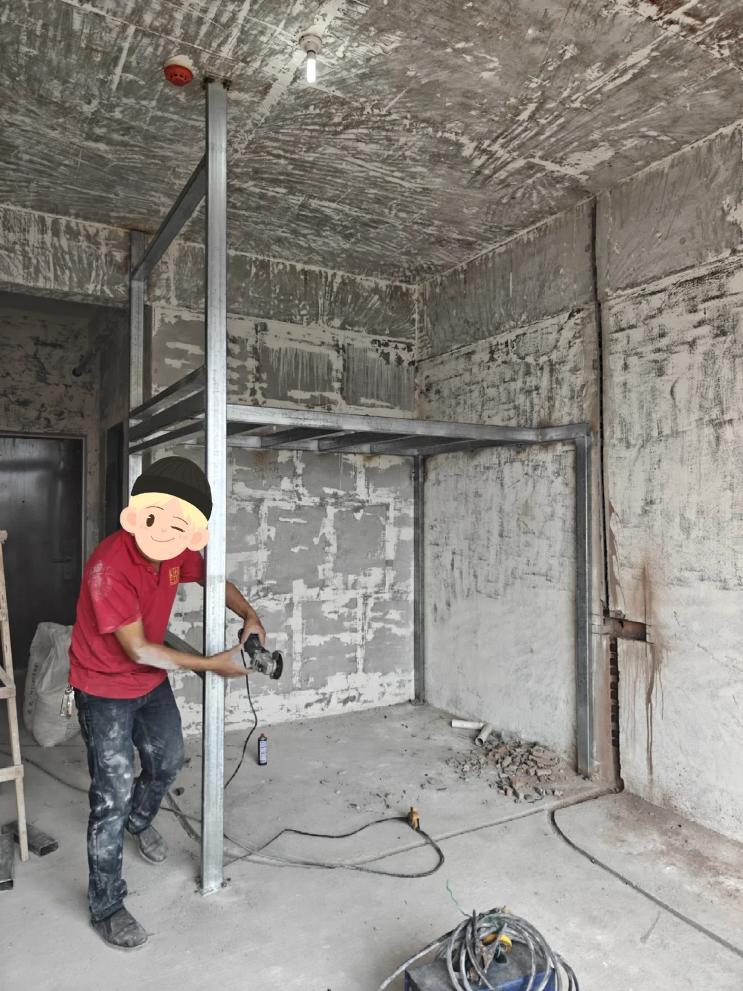 一千出头搞定钢架搭建