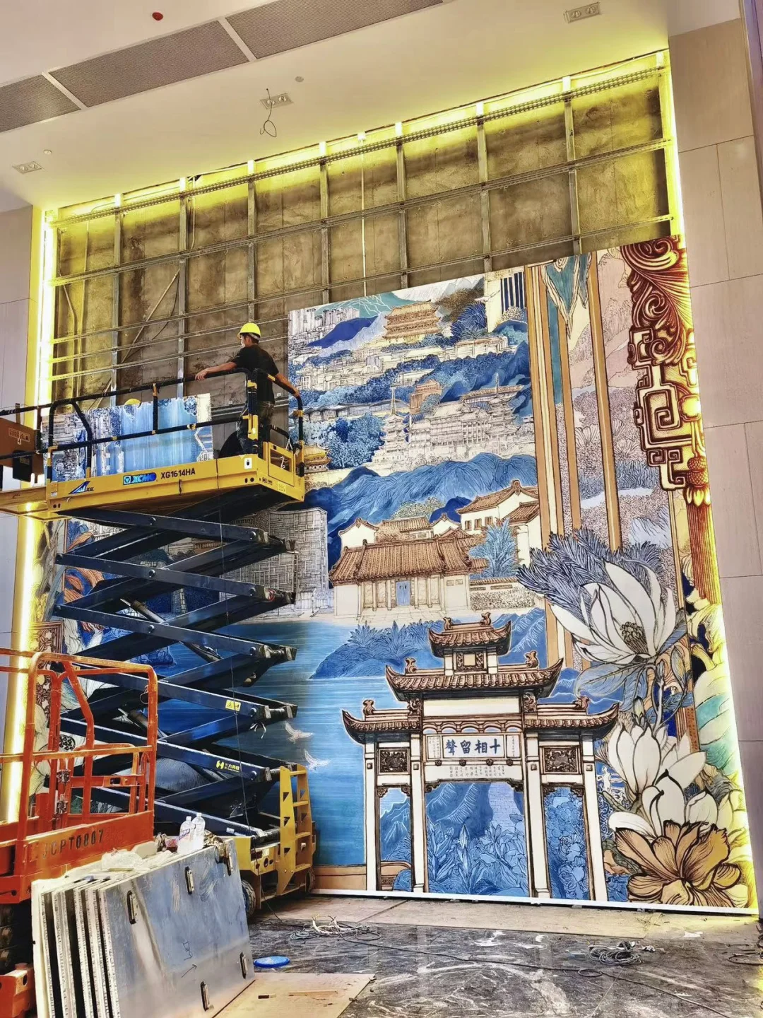 《潮汕之窗》壁画 855X877CM