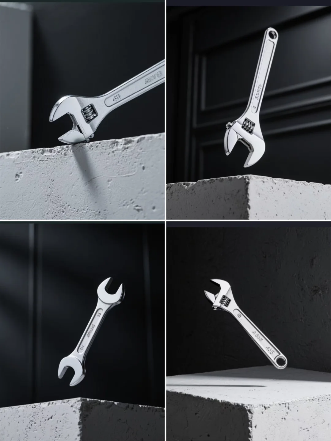 工业艺术品！钢扳手悬浮大片这样拍⚙️