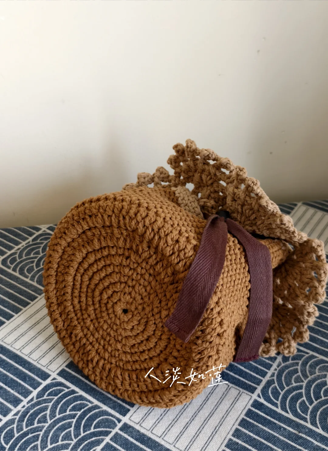 钩编蕾丝小篮子(更新!含图解)